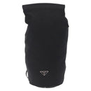 PRADA Shoulder Bag Nylon Black Silver Auth 209798A-2