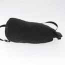 PRADA Shoulder Bag Nylon Black Silver Auth 209798A-4