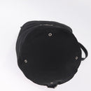 PRADA Shoulder Bag Nylon Black Silver Auth 209798A-9