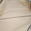 GUCCI GG Supreme Shoulder Bag PVC Navy Silver 201446 Auth 209799A-22