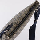 GUCCI GG Supreme Shoulder Bag PVC Navy Silver 201446 Auth 209799A-6