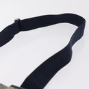 GUCCI GG Supreme Shoulder Bag PVC Navy Silver 201446 Auth 209799A-8