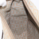 GIVENCHY Shoulder Bag Canvas Beige Silver Auth 209801A-20