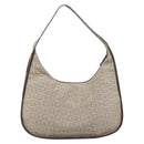 GIVENCHY Shoulder Bag Canvas Beige Silver Auth 209801A-3