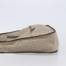 GIVENCHY Shoulder Bag Canvas Beige Silver Auth 209801A-5