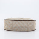 GIVENCHY Shoulder Bag Canvas Beige Silver Auth 209801A-9