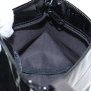 Herve Chapelier Shoulder Pouch Patent Black Auth 209804A-18