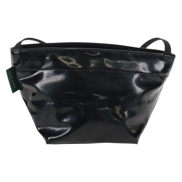 Herve Chapelier Shoulder Pouch Patent Black Auth 209804A