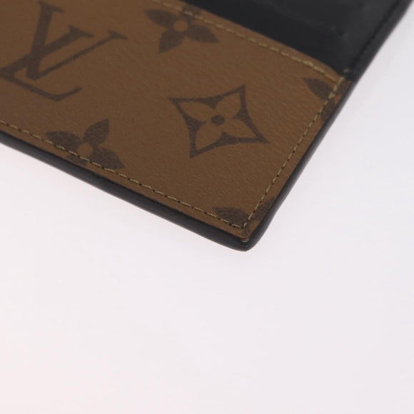 LOUIS VUITTON Monogram Reverse Slim Purse Long Wallet M80390 LV Auth 209810A