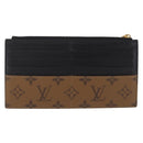 LOUIS VUITTON Monogram Reverse Slim Purse Long Wallet M80390 LV Auth 209810A-3