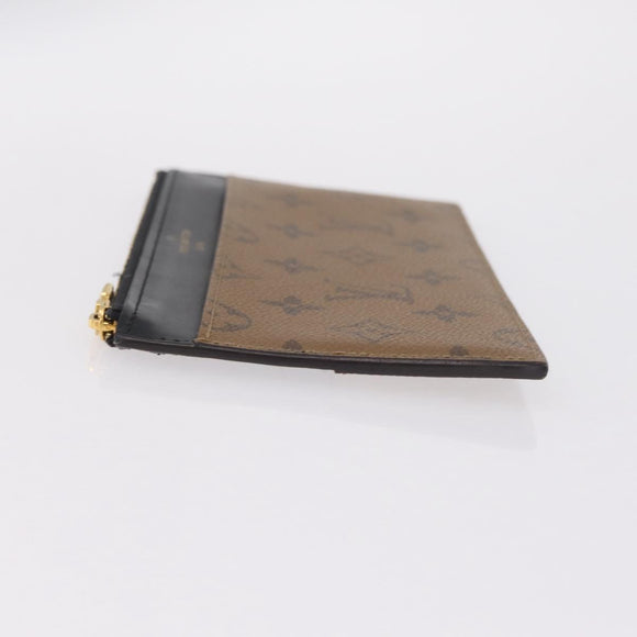 LOUIS VUITTON Monogram Reverse Slim Purse Long Wallet M80390 LV Auth 209810A