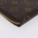 LOUIS VUITTON Monogram Portefeuille Clemence Long Wallet M60742 LV Auth 209811V-16