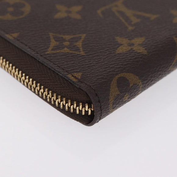 LOUIS VUITTON Monogram Portefeuille Clemence Long Wallet M60742 LV Auth 209811V