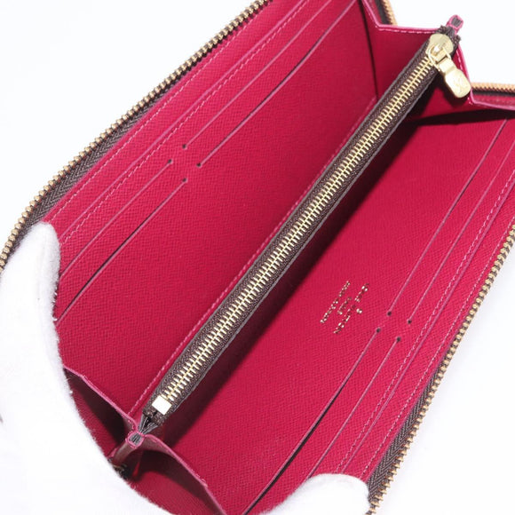 LOUIS VUITTON Monogram Portefeuille Clemence Long Wallet M60742 LV Auth 209811V
