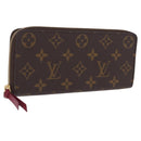 LOUIS VUITTON Monogram Portefeuille Clemence Long Wallet M60742 LV Auth 209811V-1