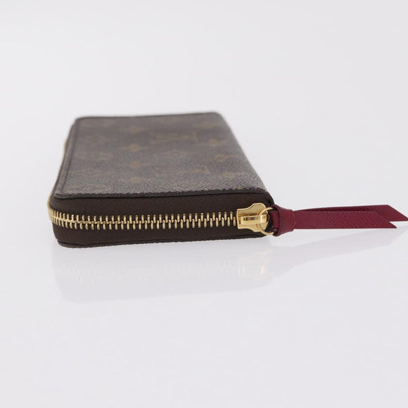 LOUIS VUITTON Monogram Portefeuille Clemence Long Wallet M60742 LV Auth 209811V