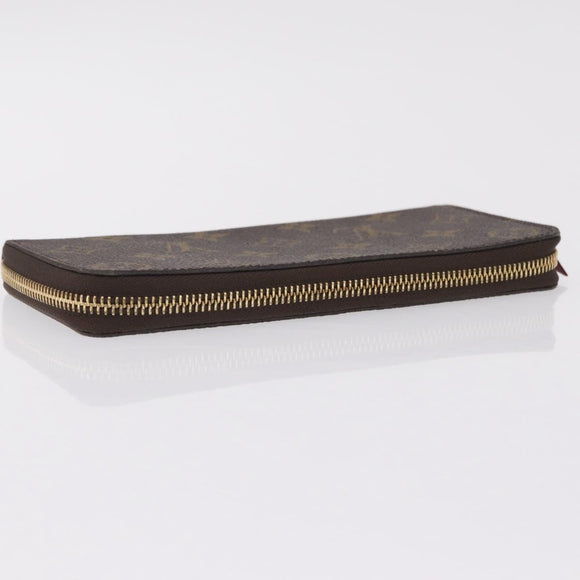 LOUIS VUITTON Monogram Portefeuille Clemence Long Wallet M60742 LV Auth 209811V