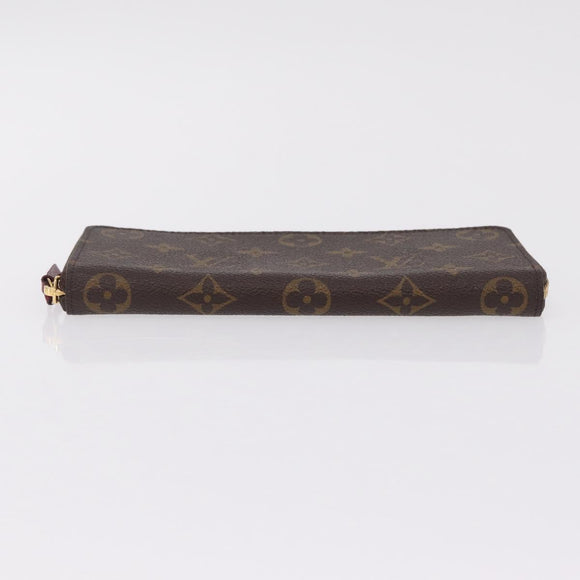 LOUIS VUITTON Monogram Portefeuille Clemence Long Wallet M60742 LV Auth 209811V