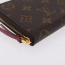 LOUIS VUITTON Monogram Portefeuille Clemence Long Wallet M60742 LV Auth 209811V-14
