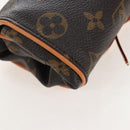 LOUIS VUITTON Monogram Trousse Bijoux Pliable Accessory Case M47837 Auth 209814V-10