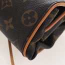LOUIS VUITTON Monogram Trousse Bijoux Pliable Accessory Case M47837 Auth 209814V-11