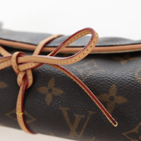 LOUIS VUITTON Monogram Trousse Bijoux Pliable Accessory Case M47837 Auth 209814V