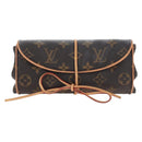 LOUIS VUITTON Monogram Trousse Bijoux Pliable Accessory Case M47837 Auth 209814V-2