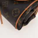 LOUIS VUITTON Monogram Trousse Bijoux Pliable Accessory Case M47837 Auth 209814V-9