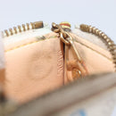LOUIS VUITTON Monogram Multicolor Pochette Cles Purse White M92655 Auth 209817-18