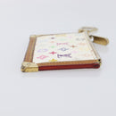 LOUIS VUITTON Monogram Multicolor Pochette Cles Purse White M92655 Auth 209817-4