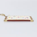 LOUIS VUITTON Monogram Multicolor Pochette Cles Purse White M92655 Auth 209817-7