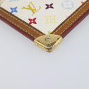 LOUIS VUITTON Monogram Multicolor Pochette Cles Purse White M92655 Auth 209817-9