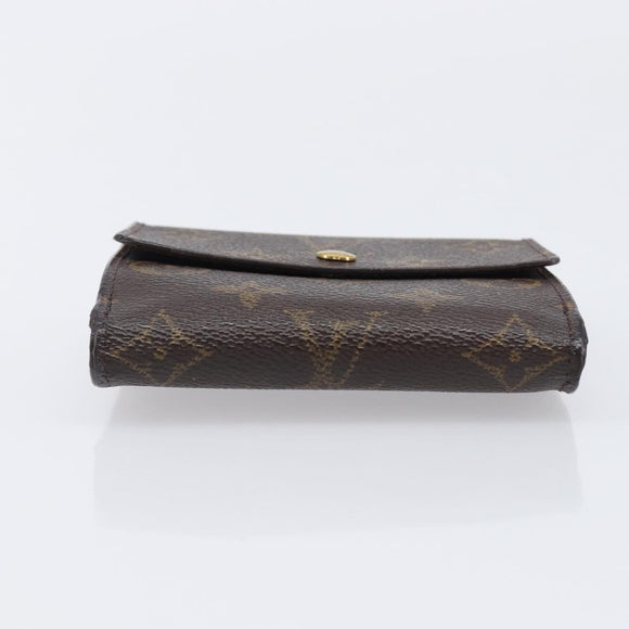 LOUIS VUITTON Monogram Porte Monnaie Bier Cartes Crdit Wallet M61652 Auth 209818