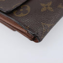 LOUIS VUITTON Monogram Porte Monnaie Bier Cartes Crdit Wallet M61652 Auth 209818-9