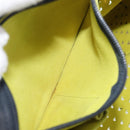 LOEWE Shoulder Bag Suede Yellow Gold Auth 209832-23