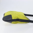 LOEWE Shoulder Bag Suede Yellow Gold Auth 209832-4