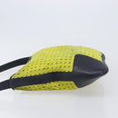 LOEWE Shoulder Bag Suede Yellow Gold Auth 209832-5