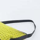LOEWE Shoulder Bag Suede Yellow Gold Auth 209832-8