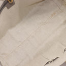 GUCCI Micro GG Canvas Guccissima Tote Bag Leather Gray Gold 296910 Auth 209833V-19