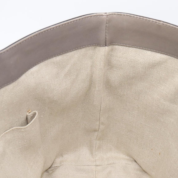 GUCCI Micro GG Canvas Guccissima Tote Bag Leather Gray Gold 296910 Auth 209833V