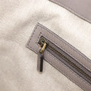 GUCCI Micro GG Canvas Guccissima Tote Bag Leather Gray Gold 296910 Auth 209833V-22