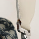 Christian Dior Trotter Canvas Boston Bag PVC 2way Navy Silver Auth 209836V-10