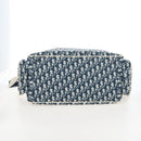 Christian Dior Trotter Canvas Boston Bag PVC 2way Navy Silver Auth 209836V-5
