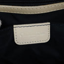 Christian Dior Trotter Canvas Boston Bag PVC 2way Navy Silver Auth 209836V-24