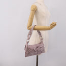 FENDI Shoulder Bag Leather Purple Gold 8BR414 Auth 209839V-24