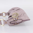 FENDI Shoulder Bag Leather Purple Gold 8BR414 Auth 209839V-4