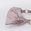FENDI Shoulder Bag Leather Purple Gold 8BR414 Auth 209839V-6