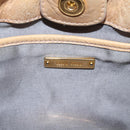 Miu Miu Hand Bag Vitellolux 2way Beige Gold Auth 209844V-19