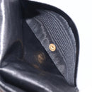 CHANEL Bicolore Card Case Satin Black Gold CC Auth 209845V-18