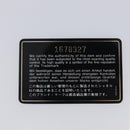 CHANEL Bicolore Card Case Satin Black Gold CC Auth 209845V-22